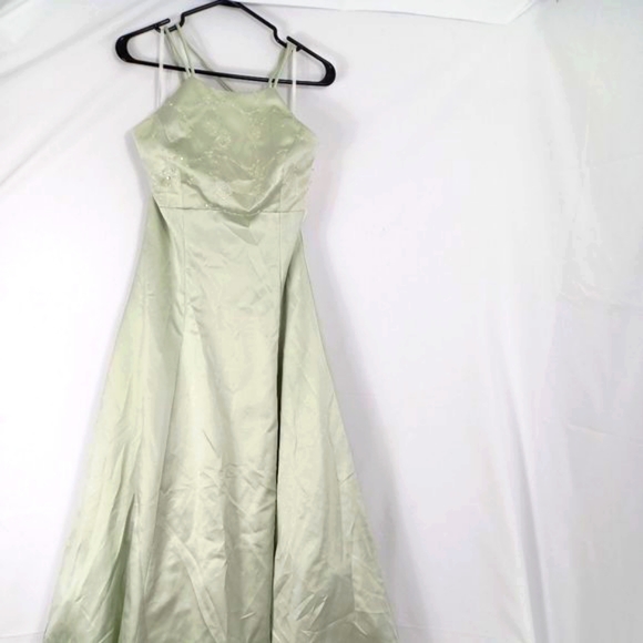 NWT Y2K VINTAGE DEADSTOCK prom maxi dress - Picture 2 of 13